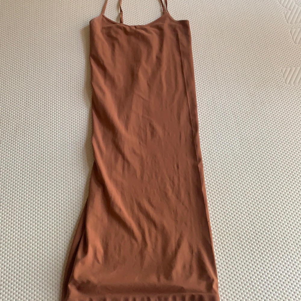 Free people slip camel color